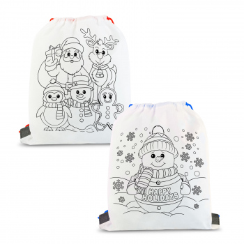 Sac de Sport Colorabil ca - Cu 4 Markere, 33 x 27 cm - 2 Modele