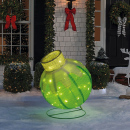 Decor Luminos Crăciun - Ornament Sferic - 60 LED - 60 x 83 cm - Verde - 100-240 V AC