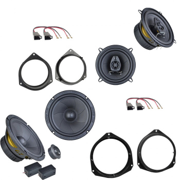 Pachet difuzoare auto Ground Zero Iridium dedicat Opel Corsa D (2006 - 2014)