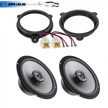 Pachet audio Dacia, Renault cu boxe Hertz UNO X165 - INSTALARE GRATUITA