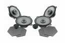 Pachet audio complet fata spate dedicat Dacia Logan 1 (2004 - 2012) cu difuzoare Hertz