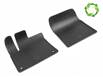 Covorase cauciuc 2 locuri Fiat Doblo, Citroen Berlingo, Opel Combo, Peugeot Rifter, Toyota ProAce  Gumarny Zubri Cehia (locurile din fata)