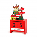 Calendar decorativ din lemn MDF – 13,5 x 7 x 3,5 cm – 3 modele