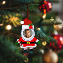 Decorațiune foto din fetru – cu clopoțel – model turtă dulce, Moș sau pinguin – 13 x 17 cm – suspendabilă Decorațiune foto din fetru – cu clopoțel – model turtă dulce, Moș sau pinguin – 13 x 17 cm – suspendabilă