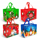 Pungă decorativă pentru cadouri – 31 x 25 x 17 cm – 4 modele – material textil nețesut Pungă decorativă pentru cadouri – 31 x 25 x 17 cm – 4 modele – material textil nețesut