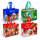 Pungă decorativă pentru cadouri – 31 x 25 x 17 cm – 4 modele – material textil nețesut Pungă decorativă pentru cadouri – 31 x 25 x 17 cm – 4 modele – material textil nețesut