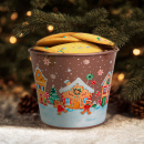 Ghiveci decorativ din metal – model turtă dulce – 13 x 11 cm Ghiveci decorativ din metal – model turtă dulce – 13 x 11 cm