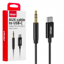 Cablu audio USB-C la mini-mufă AUX de 3,5 mm, 1 m, AMIO-04294 Cablu audio USB-C la mini-mufă AUX de 3,5 mm, 1 m, AMIO-04294