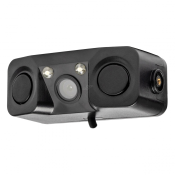 Cameră video marșarier cu senzori de parcare 2 în 1 HD-602 LED 12V -03541