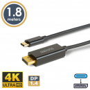 Cablu USB-C la DisplayPort - 1.4 - 4K@60Hz - 1.8 m