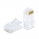 Mufă RJ45 UTP CAT6 Pass-Through - 8P8C Plastic