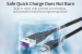 CABLU DATE INCARCARE 2IN1 FAST CHARGE 3.0 USB LA MICRO USB/TYPE-C 1.5M 5A ROSU - 02799