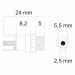 Mufa CCmontabil5.5/2.5