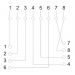 Soclu de perete8P8C FTP Cat.5