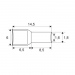 Varf cabluPt cablu de 2 x 0,75 mm2