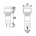 Buton1 circuit3A-250VOFF(-ON)rosu