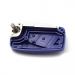 Fiat - Carcasa cheie tip briceag, 3 butoane, albastru