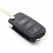Audi A8 - Carcasă cheie tip briceag cu 3 butoane, fără buton de panică - CARGUARD