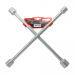 Cheie de roată în cruce 17, 19, 21, 23 mm - CARGUARD