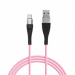 Delight - Cablu de date - iPhone "lightning", 2 m, silicon, 4 culori