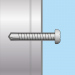 HANDY - Şurub pentru tablă autofiletant, cap plat - 4,2 x 19 mm, 60 buc. / pachet