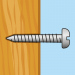 HANDY - Şurub pentrtu PAL - cap semirotund - 4,2 x 16 mm, 80 buc. / pachet