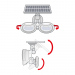 Reflector solar cu senzor de mișcare și cap rotativ - 2 LED-uri COB