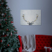 Tablou decorativ LED, cu ren - 40 x 30 cm