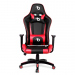 Scaun roșu de gaming - cu pernă de talie și pernă pentru cap
