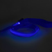 Lesă LED cu baterie - 120 x 2,5 cm - albastră