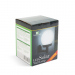 Lampa solara LED - alb rece - negru - plastic