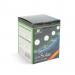 Lampa solara LED - plug-in - sferica, alb rece - Ø10 cm