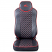 SET HUSE SCAUN TRUCK PENTRU SCANIA R SERIE 2006-2020 ECO LEATHER BLACK+RED UMBRELLA
