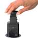 Distribuitor electric ascuns - 3 prize + 2 prize USB - negru lucios - Delight