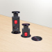 Distribuitor electric ascuns - 3 prize - negru lucios - Delight