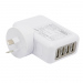 Adaptor universal pentru calatorii cu soclu 4 USB