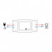 Comutator ascuns Wi-Fi inteligent - 90-250V, 16A - Amazon Alexa, Google Home, compatibilitate IFTTT