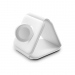 Statie de incarcare wireless - 3 in 1 - alb