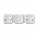 Statie de incarcare wireless - 3 in 1 - alb