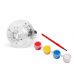 Ornament pentru brad de Crăciun - poate fi pictat - sferă + vopsea și pensulă - 80 mm