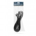 Ștecher cu clemă de plastic - cablu de 5 metri - 3 x 1,5 mm2 - negru