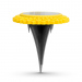 Lampa solara LED - galben - alb rece - 11,5 x 2,3 cm