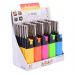 Bricheta pe gaz - reincarcabila - 12 cm - 25 buc/ display