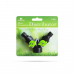 Distribuitor Y conector furtun - cu robinet - filetat, conector rapid - plastic - 10,5 x 6,7 x 4
