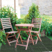 Paviment pentru gradină - plastic - negru - 29 x 29 x 1,5 cm - 4 buc/pachet