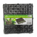 Paviment pentru gradină - plastic - negru - 29 x 29 x 1,5 cm - 4 buc/pachet