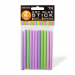Baton termoadeziv -7 x 100 mm - colorat macaron - 10 buc/pachet