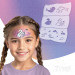 Șablon Mozaic Face Painter - delfin - lebădă - 3 bucăți / pachet Tytoo