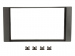 Rama radio adaptor 2DIN 40.153.2 Ford 2005 -