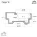 Carcasă subwoofer Fit-Box cu roți de 18 inchi OBGL.FELGA.05